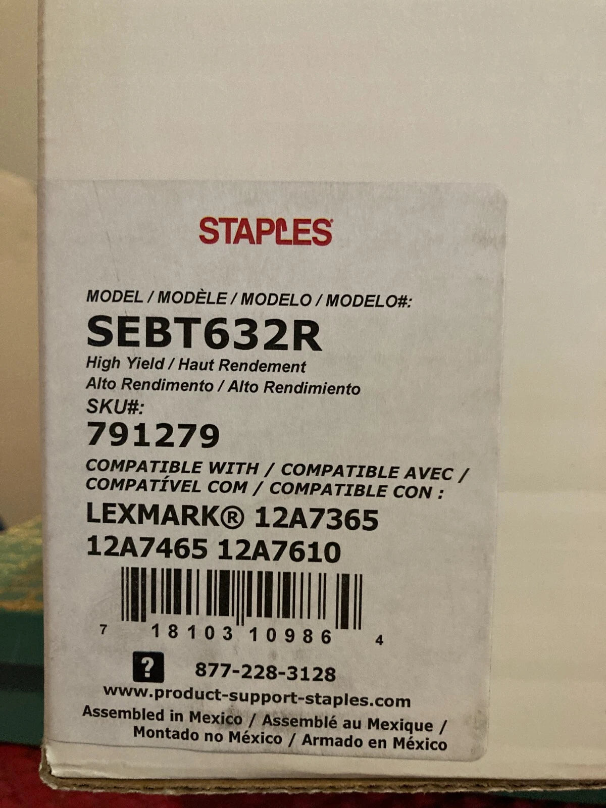 TRU RED™ Remanufactured Black Extra High Yield Toner Cartridge Replacement for Lexmark (12A7465) - DealJustDeal