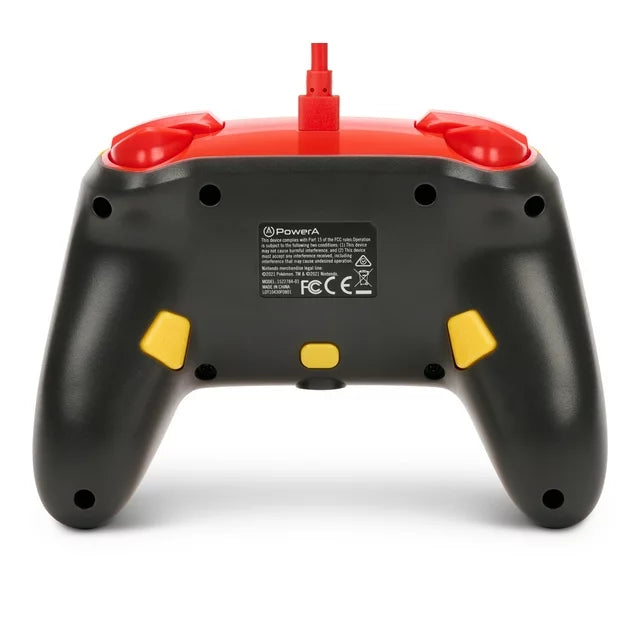 PowerA Enhanced Wired Controller for Nintendo Switch - Oran Berry Pikachu - DealJustDeal