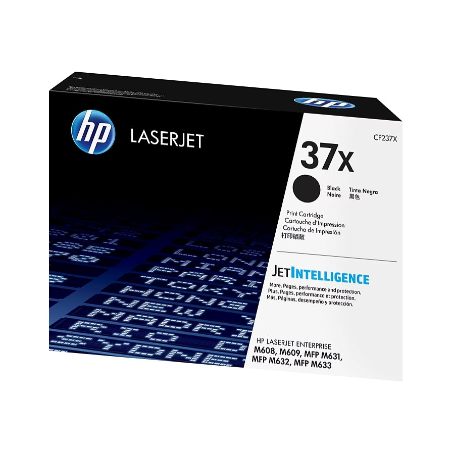 HP 37X Black High Yield Toner Cartridge, Prints Up to 25,000 Pages (CF237X) - DealJustDeal