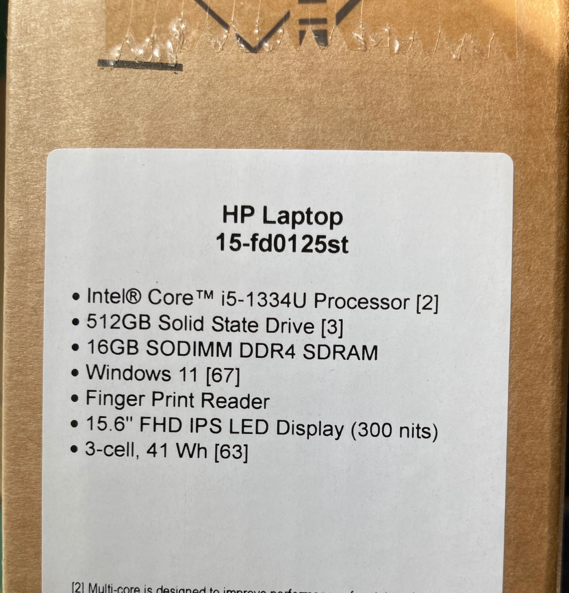 HP 15.6" FHD Laptop, Intel Core i5-1334U, 16GB RAM, 512GB SSD, Fingerprint - DealJustDeal
