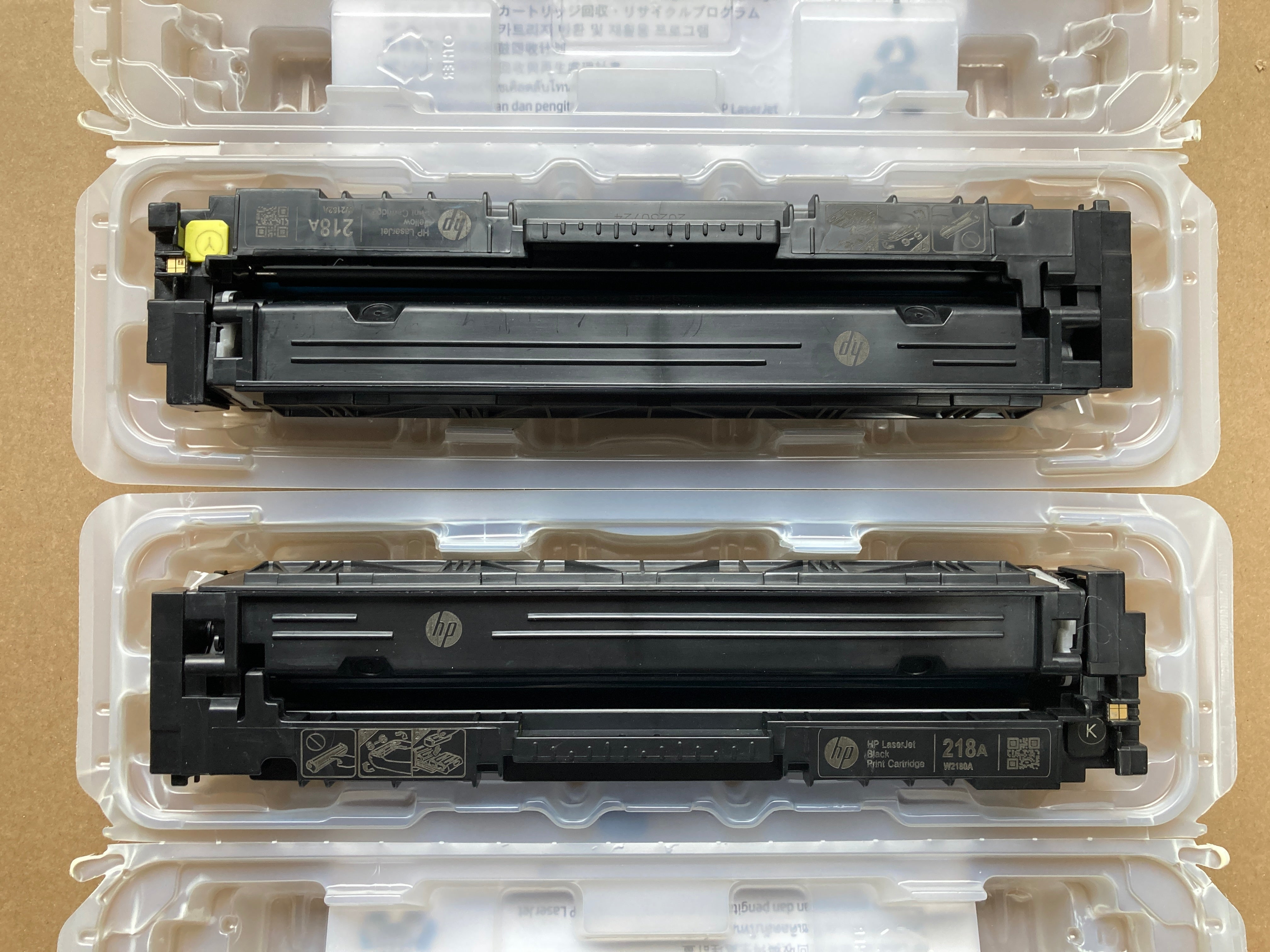 USED - HP 218A Black/Cyan/Magenta/Yellow Standard Yield Toner Cartridge, Pack Of 4 - DealJustDeal