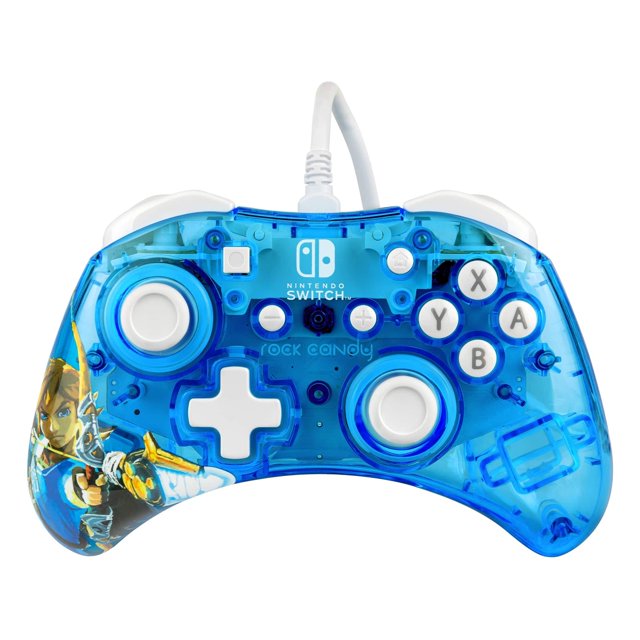 PDP Rock Candy Wired Controller: Berry Brave Link Nintendo Switch, Nintendo Switch (OLED Model) - DealJustDeal