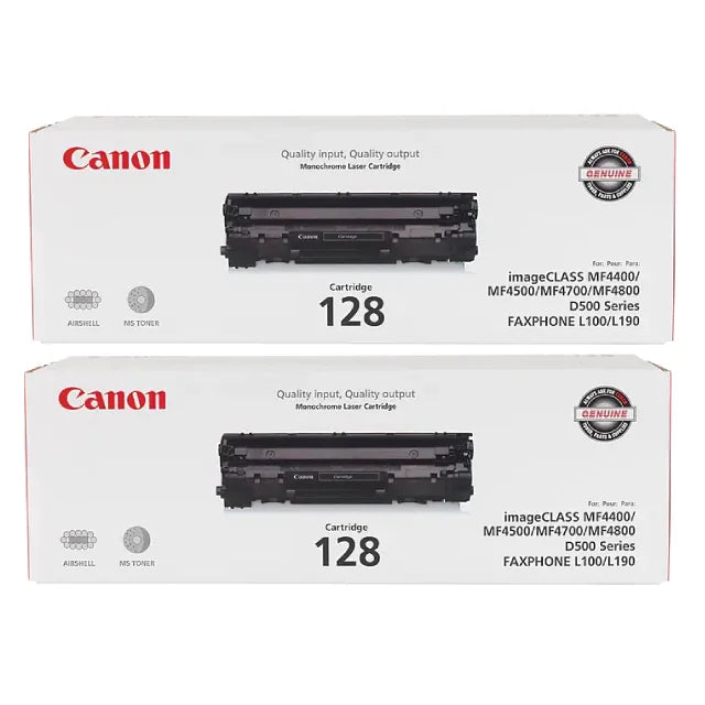 Canon 131H-131 Set Black High Yield and Cyan/Magenta/Yellow Standard Yield Toner Cartridges, 4-Pack - DealJustDeal