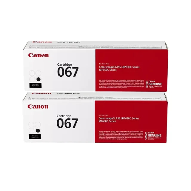Canon 067 Black Toner Cartridge (5102C001), Pack of 2 - DealJustDeal