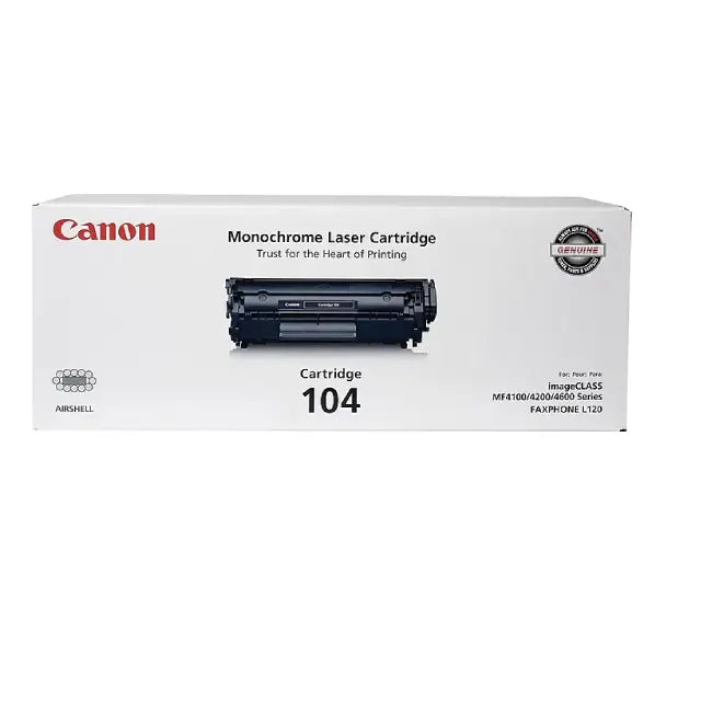Canon 104 Black Standard Yield Toner Cartridge, 2-Pack - DealJustDeal