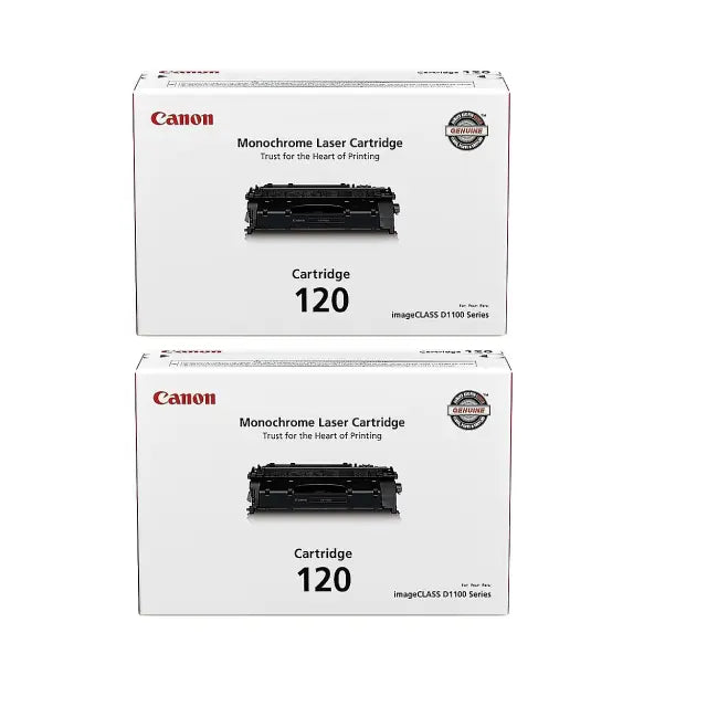 Canon 120 Black Standard Yield Toner Cartridge, 2-Pack (2617B001AA) - DealJustDeal