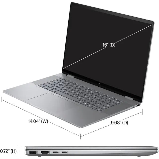HP Envy x360 16? WUXGA Touch 2-in-1 Laptop – AMD Ryzen 5, 8GB RAM, 512GB SSD, Backlit Keyboard, Windows 11, Model 16-ad0013dx - DealJustDeal