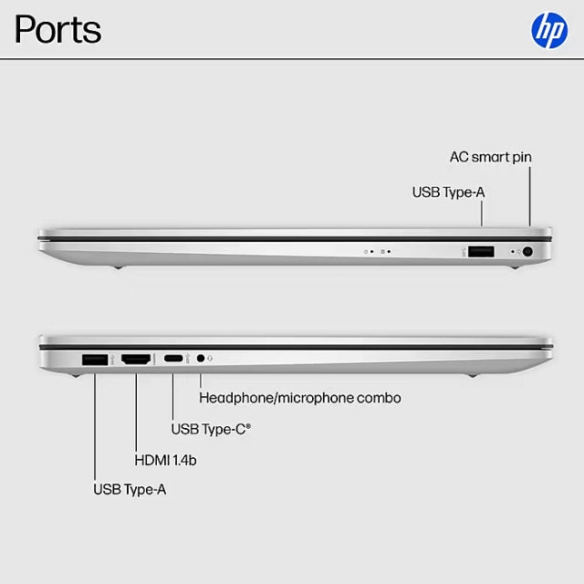 HP 17.3? FHD Laptop – Intel Core i3?N305, 8 GB RAM, 512 GB SSD, Full Keyboard & Windows 11 Home - DealJustDeal