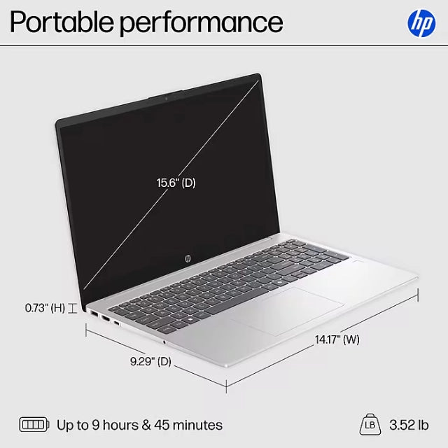 HP 15.6" FHD Laptop, Intel Core i5-1334U, 16GB RAM, 512GB SSD, Fingerprint - DealJustDeal