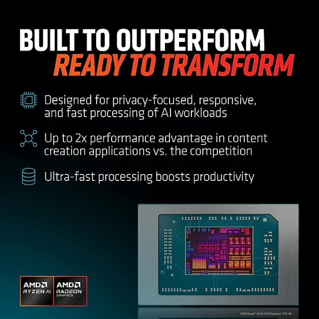 HP OmniBook 5 16" 2K Laptop, Copilot+, AMD Ryzen AI 5 340, 16GB RAM, 512GB SSD, Backlit - DealJustDeal