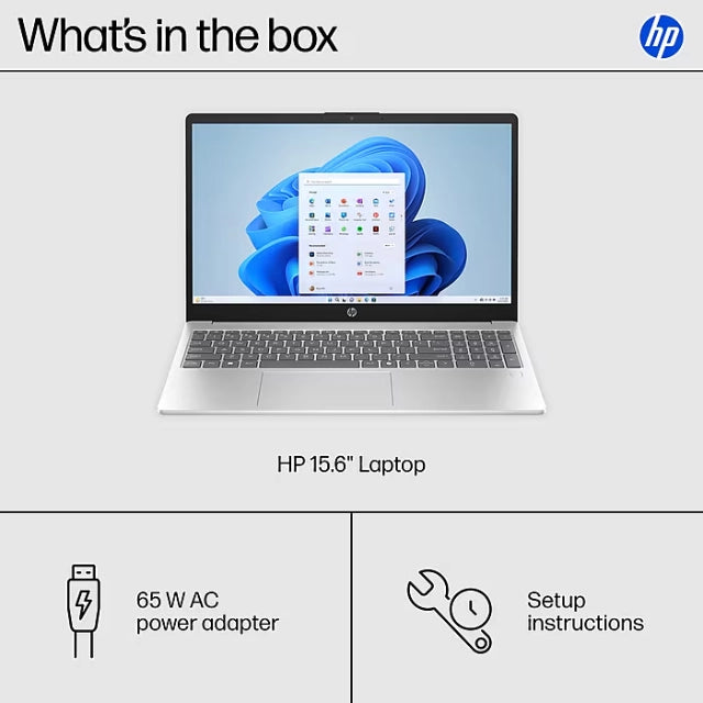 HP 15.6" FHD Laptop, Intel Core i5-1334U, 16GB RAM, 512GB SSD, Fingerprint - DealJustDeal