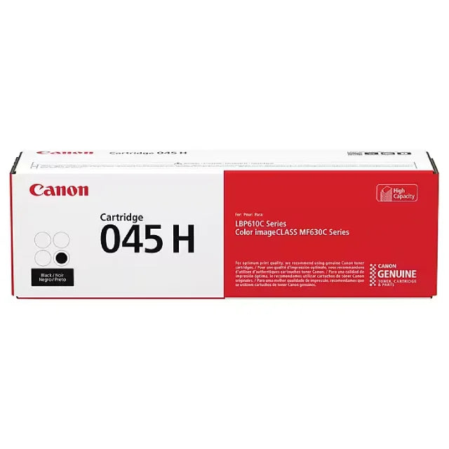 Canon 045 H Black, Cyan, Magenta, Yellow High Yield Toner Cartridges Combo, 4 Packs - DealJustDeal