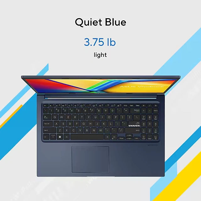 ASUS Vivobook 17 FHD 17.3" Laptop, Intel Core 5 120U, 16GB RAM, 512GB SSD, Backlit Keyboard - DealJustDeal