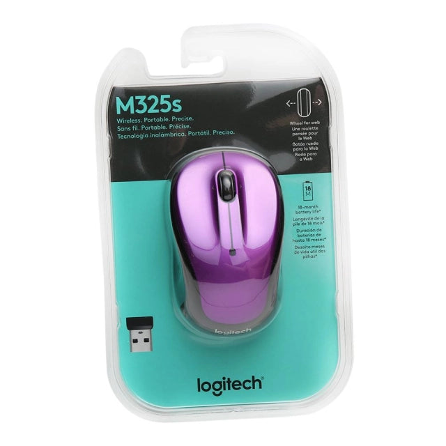 Logitech M325S Wireless Mouse - Vivid Violet - DealJustDeal
