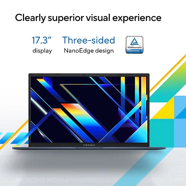 ASUS Vivobook 17 FHD 17.3" Laptop, Intel Core 5 120U, 16GB RAM, 512GB SSD, Backlit Keyboard - DealJustDeal