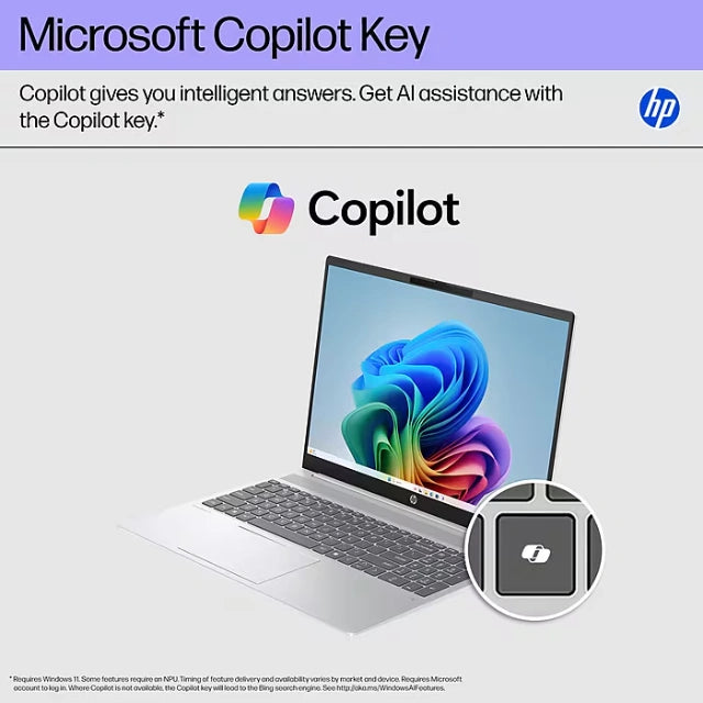 HP OmniBook 5 16" 2K Laptop, Copilot+, AMD Ryzen AI 5 340, 16GB RAM, 512GB SSD, Backlit - DealJustDeal