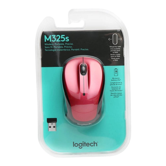 Logitech M325S Wireless Mouse - Brilliant Rose - DealJustDeal