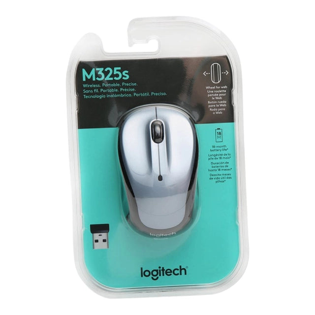 Logitech M325S Wireless Mouse - Light Silver - DealJustDeal