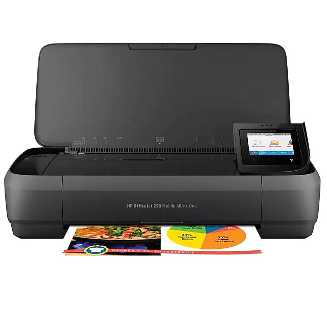 HP OfficeJet 250 Portable Wireless Color All-In-One Inkjet Printer, Print, Scan, Copy (CZ992A) - DealJustDeal