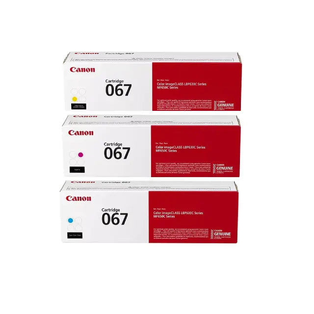 Canon 067 Toner Cartridges 3-Pack (Cyan/Magenta/Yellow) - DealJustDeal