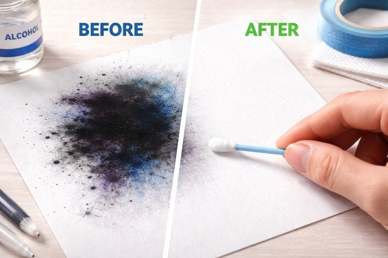 How to Remove Printer Ink from Paper