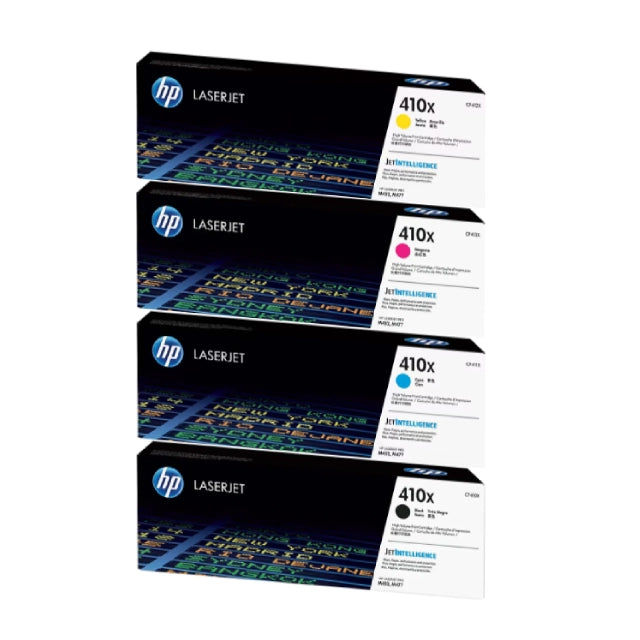 HP 410X Black/Cyan/Magenta/Yellow High Yield Toner Cartridge, Pack Of 4 - DealJustDeal