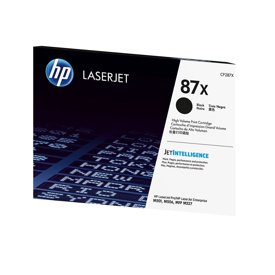 HP 87X Black High Yield Toner Cartridge, Prints Up to 18,000 Pages (CF287X) - DealJustDeal