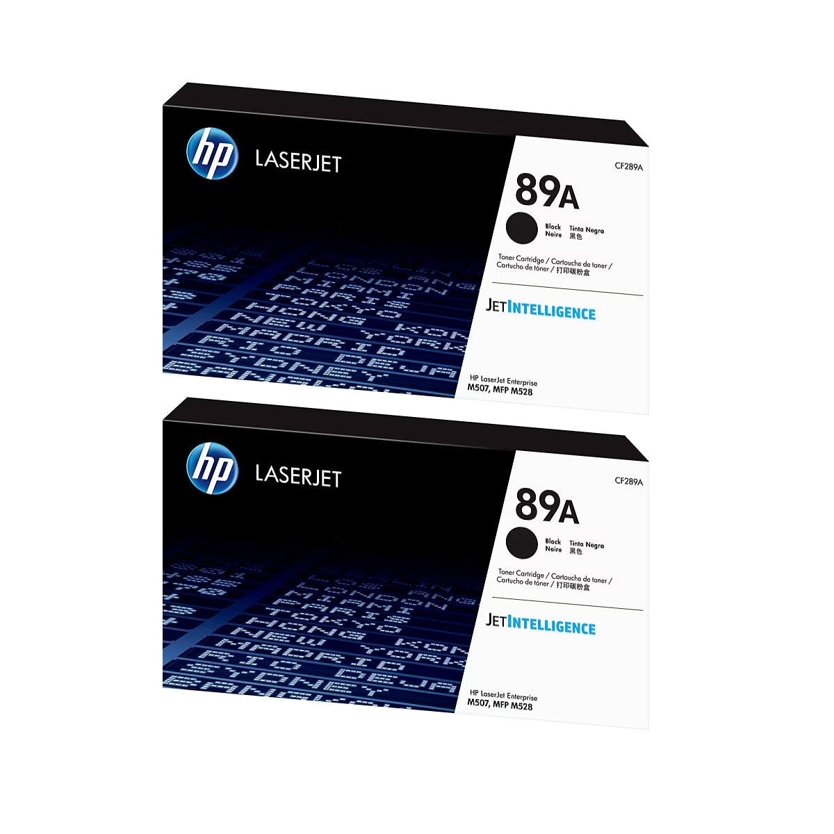 HP 89A Black Standard Yield Toner Cartridge, Prints Up to 5,000 Pages (CF289A), Pack Of 2 - DealJustDeal