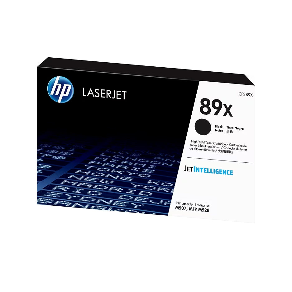 HP 89X Black High Yield Toner Cartridge, Prints Up to 10,000 Pages (CF289X) - DealJustDeal