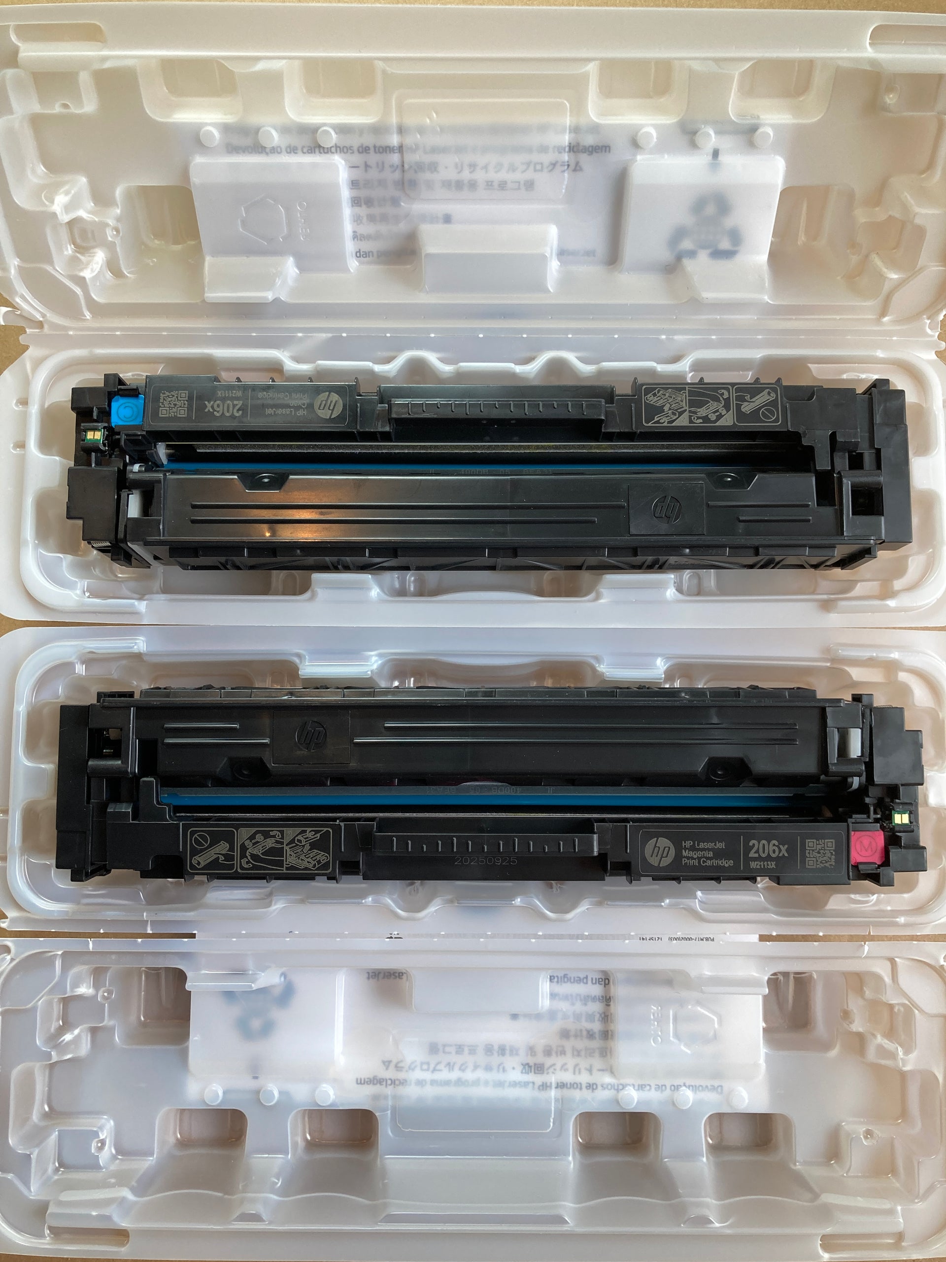 USED - HP 206X Black/Cyan/Magenta/Yellow High Yield Toner Cartridge, Pack Of 4 - DealJustDeal
