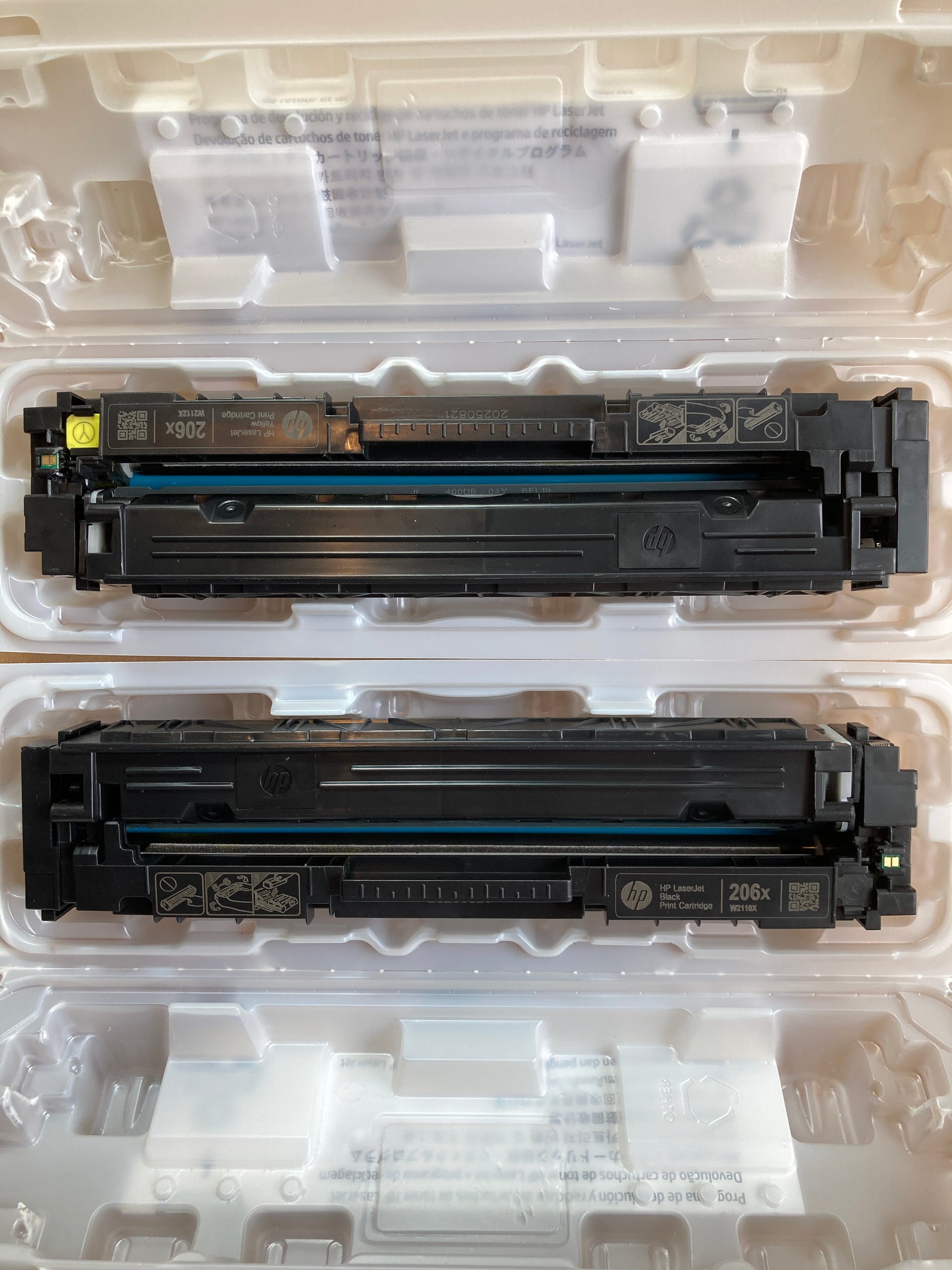 USED - HP 206X Black/Cyan/Magenta/Yellow High Yield Toner Cartridge, Pack Of 4 - DealJustDeal