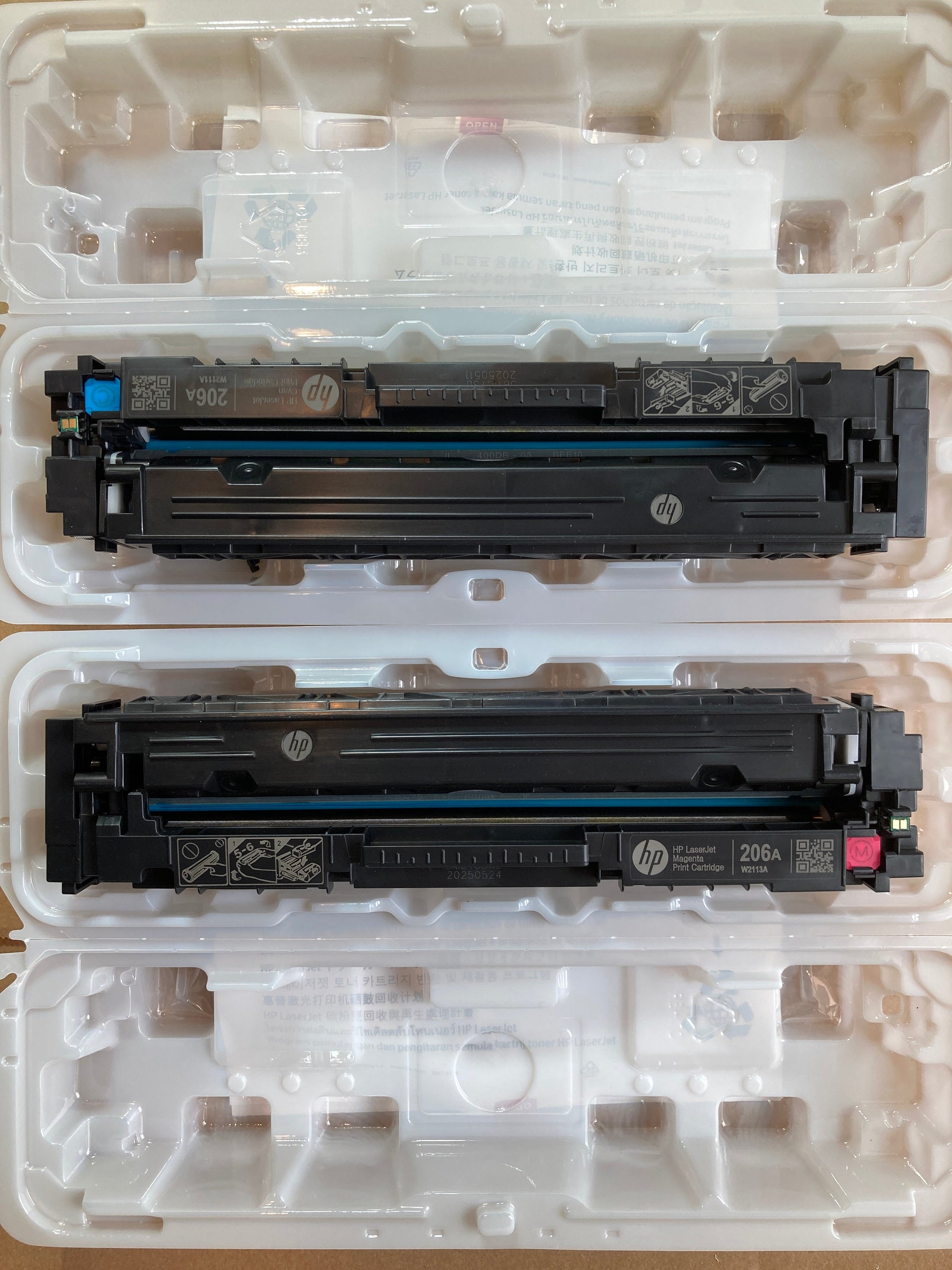 USED - HP 206X Black High Yield, 206A Cyan/Magenta/Yellow Standard Yield Toner Cartridge, Pack Of 4 - DealJustDeal