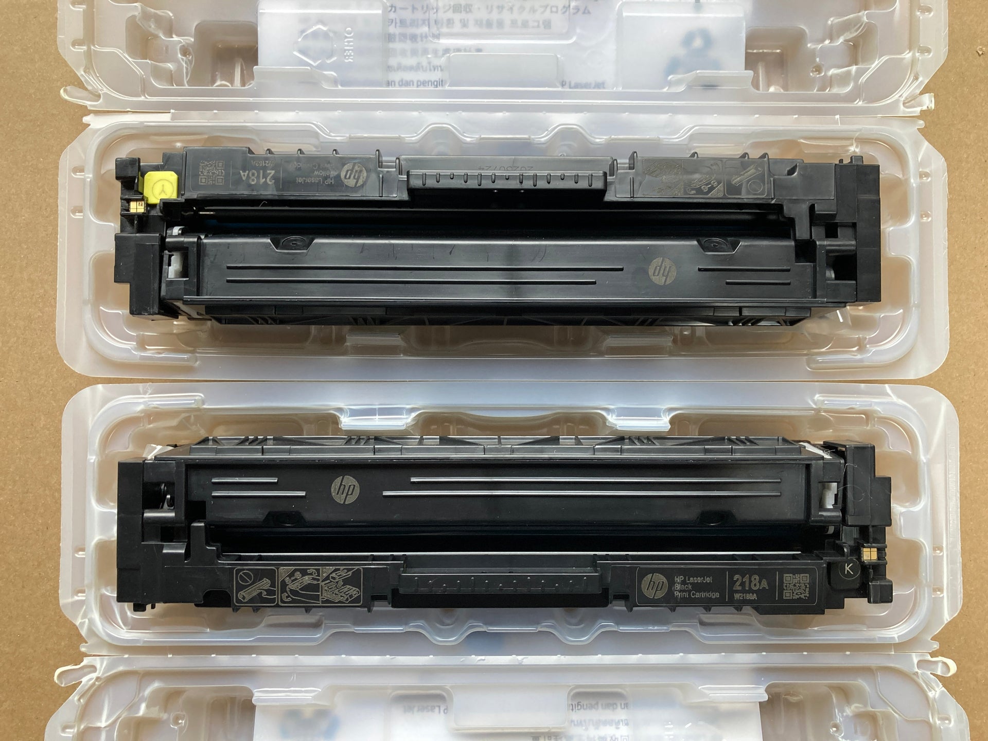 USED - HP 218A Black/Cyan/Magenta/Yellow Standard Yield Toner Cartridge, Pack Of 4 - DealJustDeal