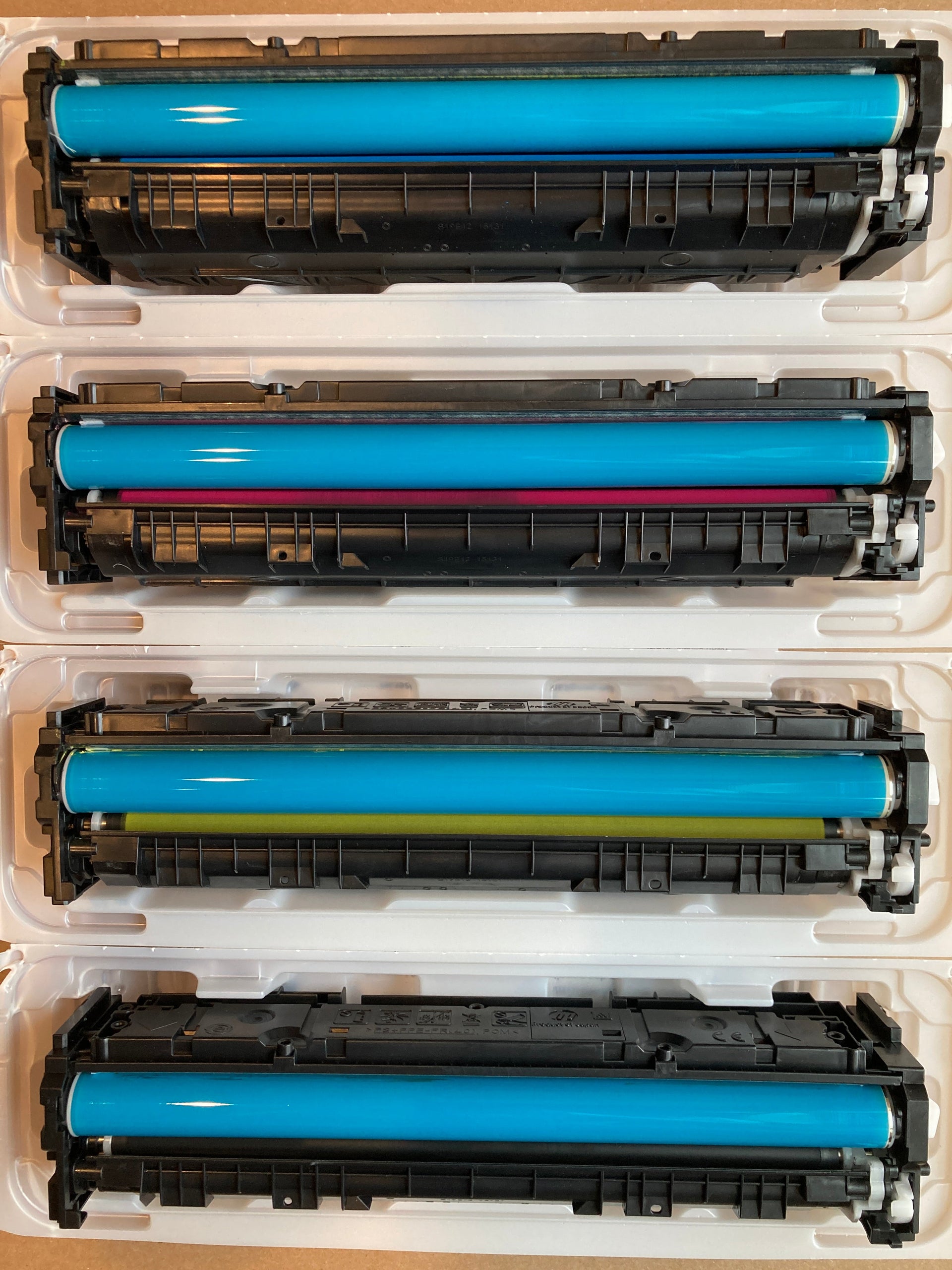USED - HP 218X Black High Yield, 218A Cyan/Magenta/Yellow Standard Yield Toner Cartridge, Pack Of 4 - DealJustDeal