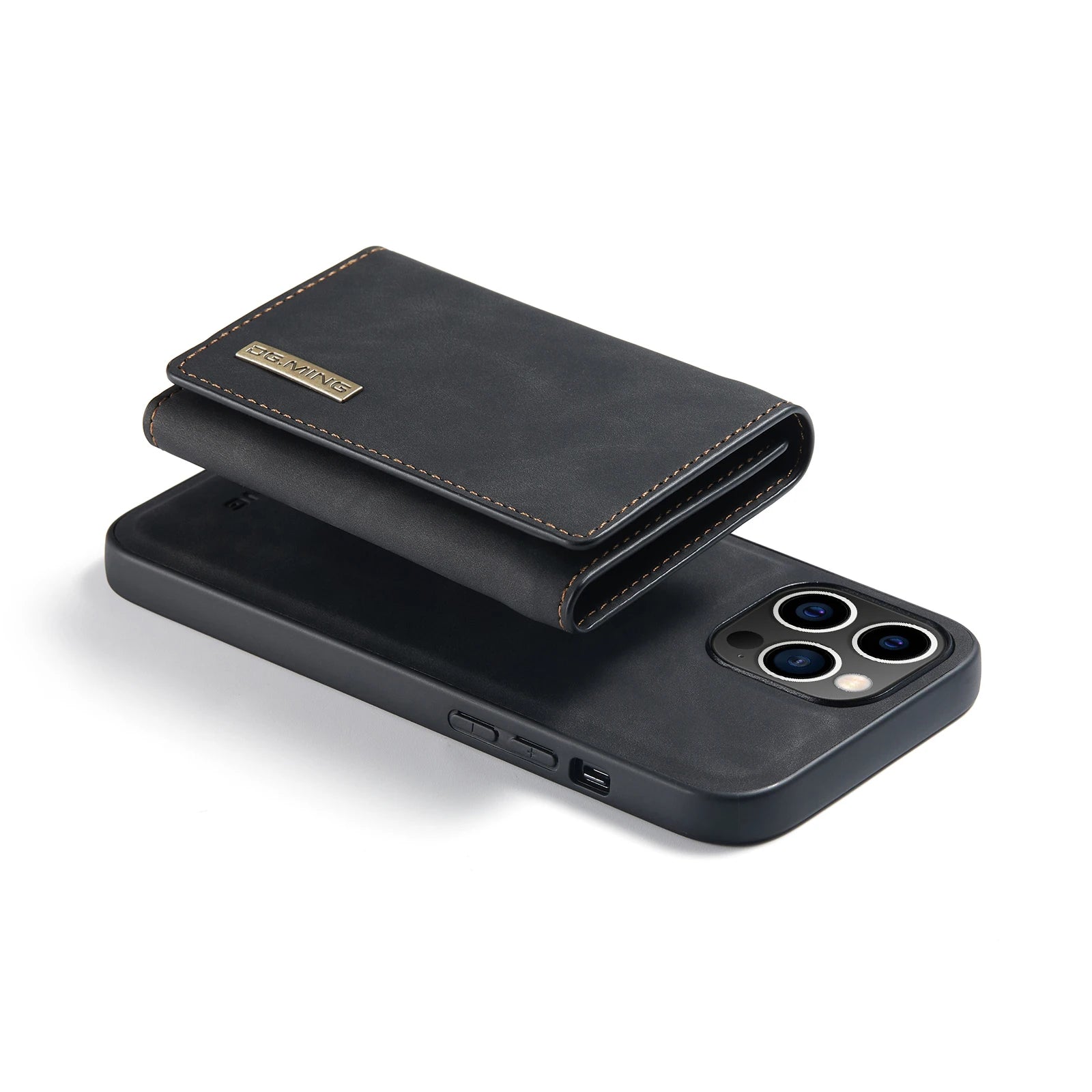 Magnetic Card Holder Leather iPhone Case - DealJustDeal