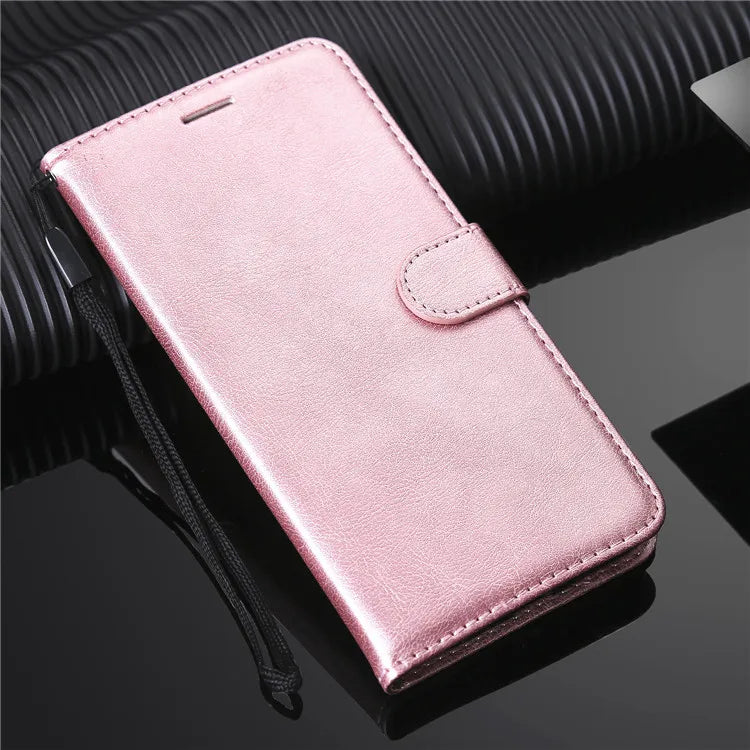 Card Slots Wallet Holder Stand Leather iPhone Case - DealJustDeal