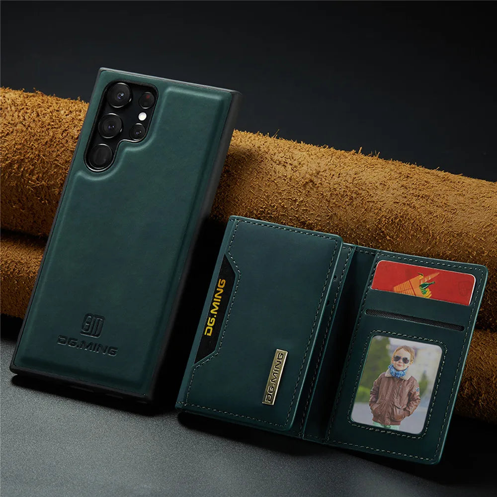 Detachable Magnetic Leather Galaxy S and Note Case - DealJustDeal