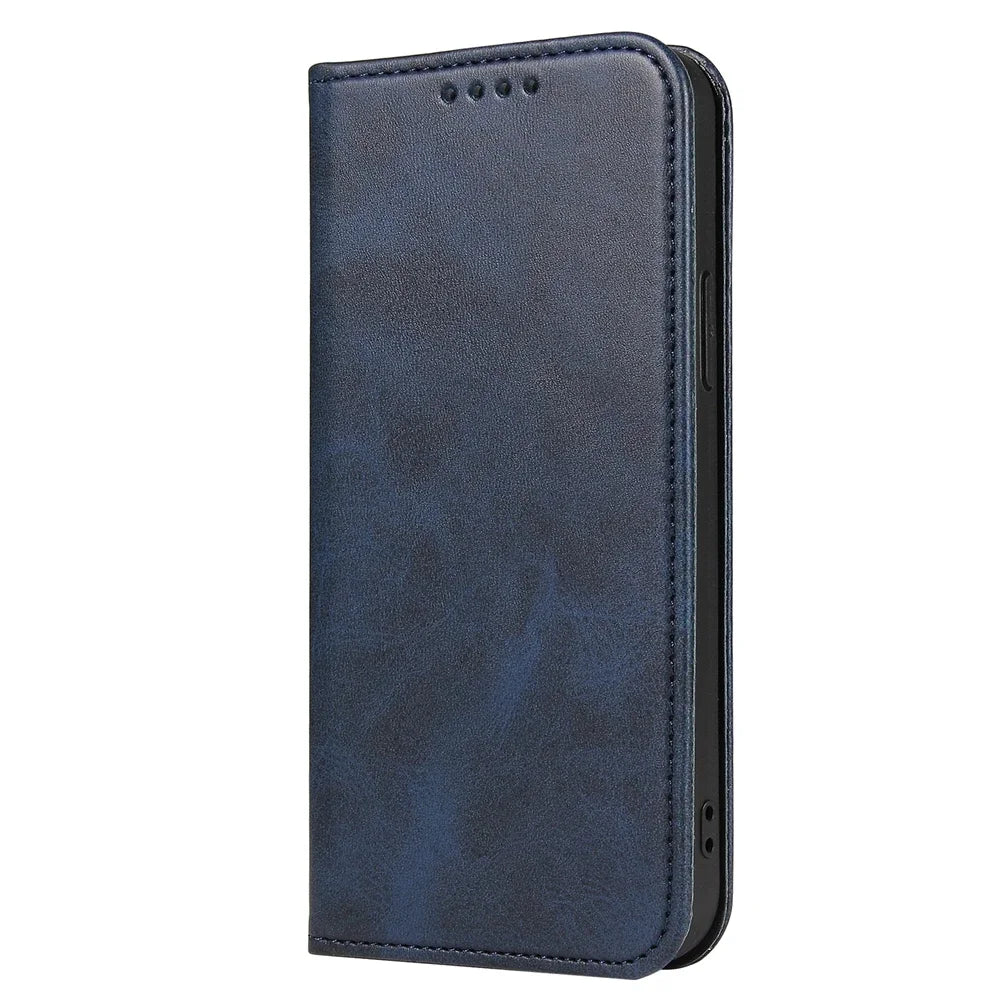 Shockproof Stand holder Magnetic Leather iPhone Case - DealJustDeal