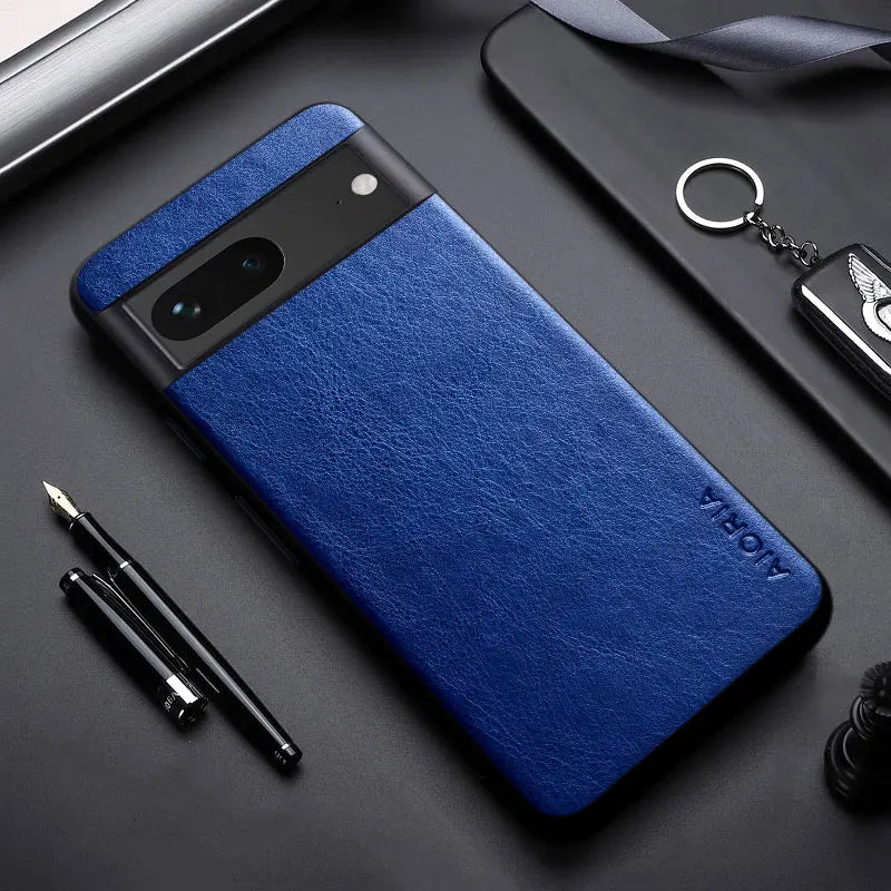solid color design PU leather Google Case - DealJustDeal