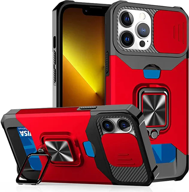 Heavy Duty Protection iPhone Case With Sliding Camera Cover - DealJustDeal
