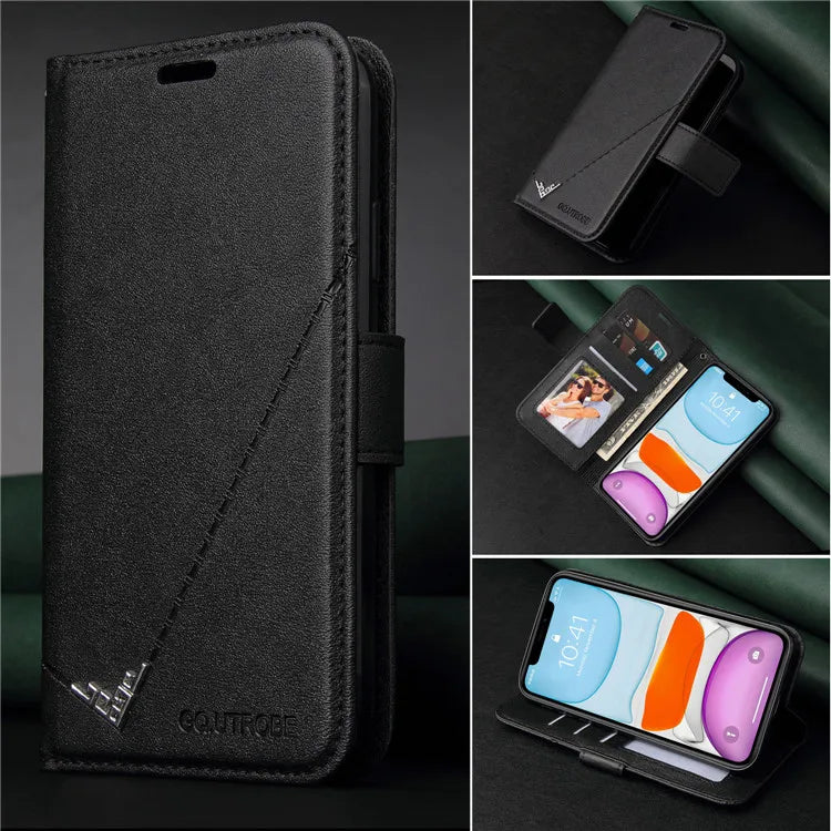 Flip Holder Wallet Stand Leather iPhone Case - DealJustDeal
