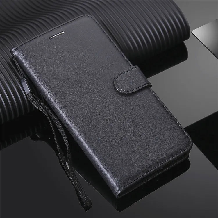 Card Slots Wallet Holder Stand Leather iPhone Case - DealJustDeal