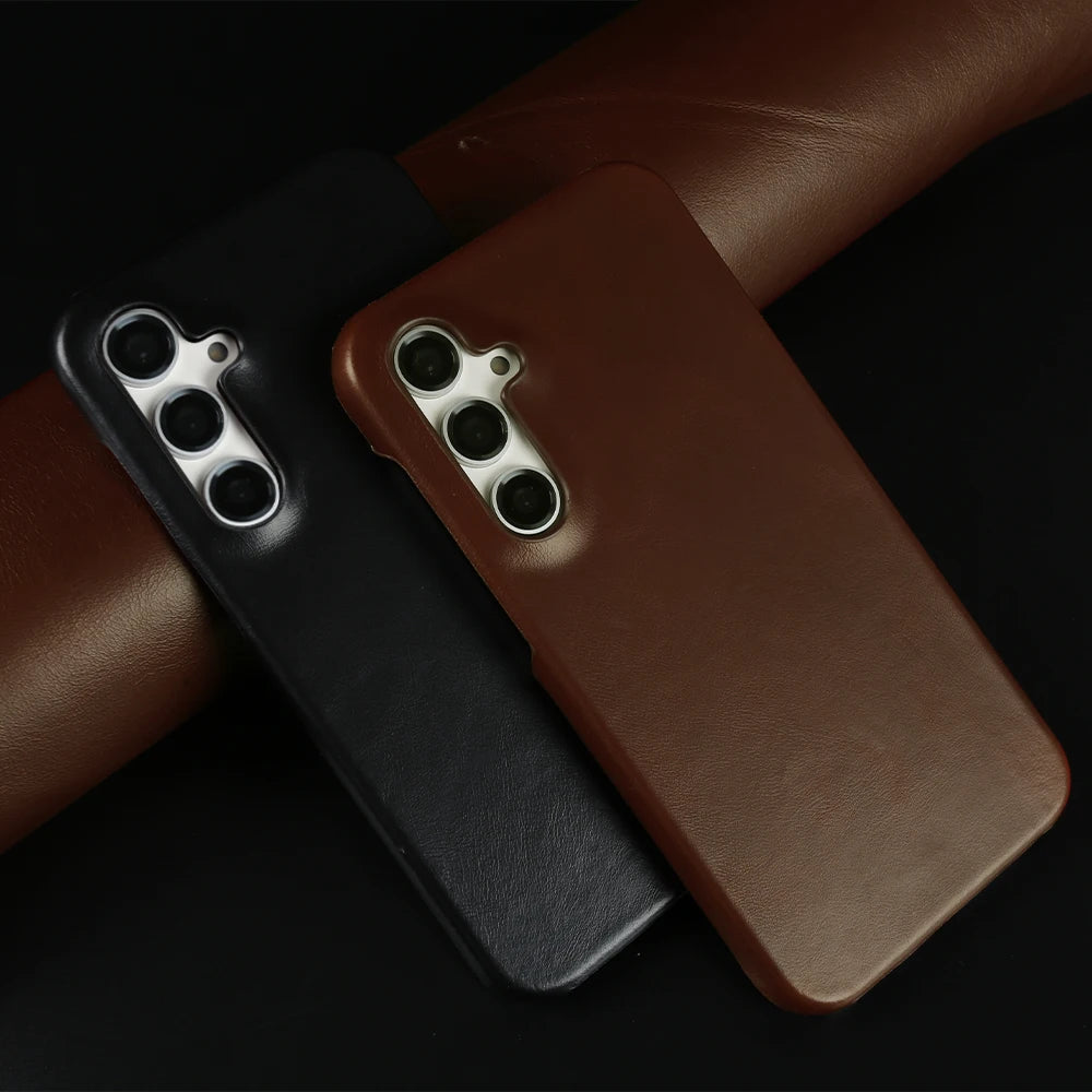 Aesthetic Pattern Handmade Genuine Leather Galaxy Note and S Case - DealJustDeal