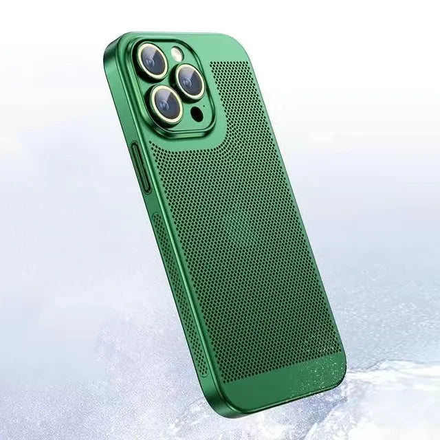 Electroplated Border Honeycomb Mesh iPhone Case - DealJustDeal