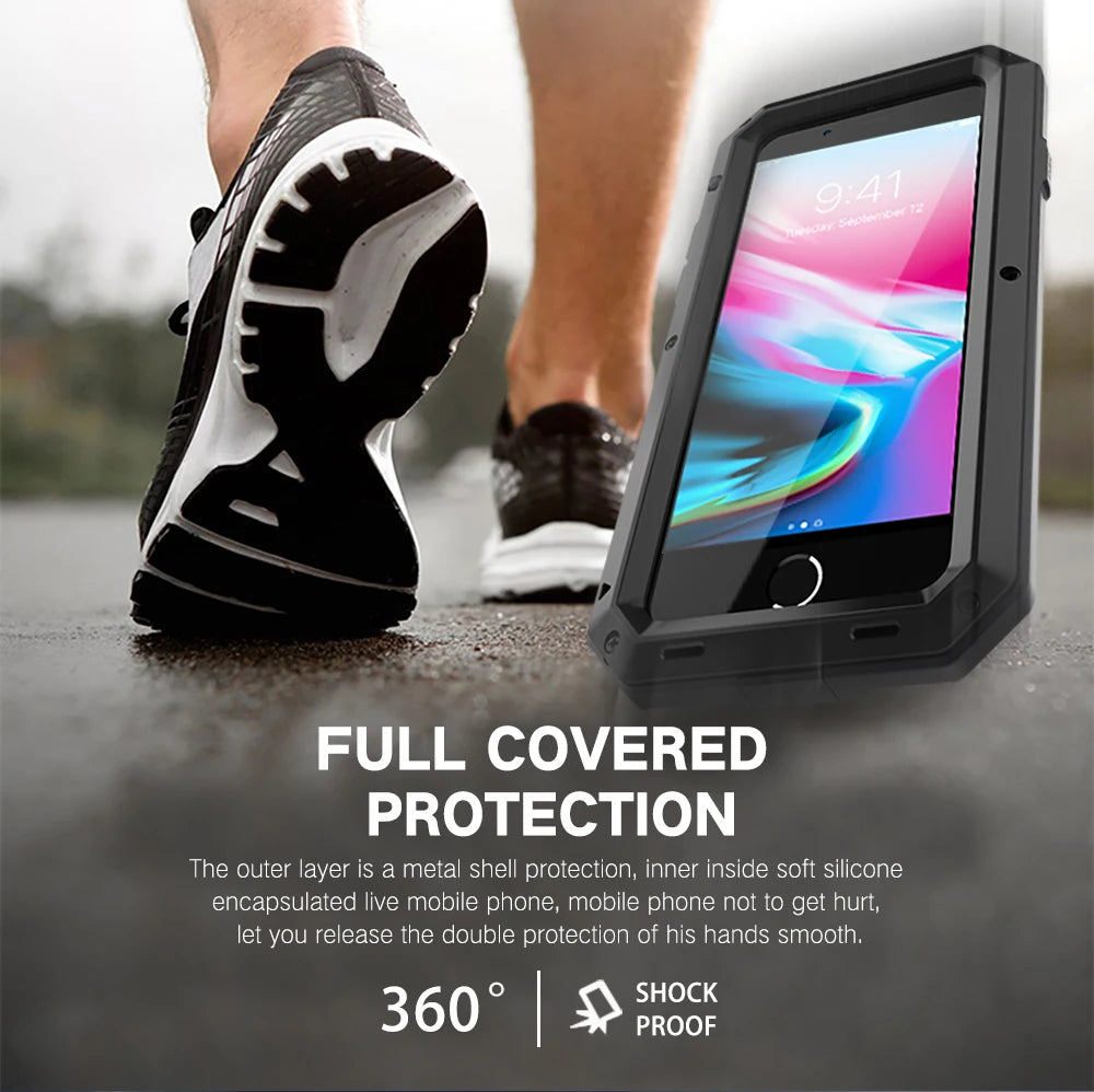 Metal Aluminum Shockproof iPhone Case - DealJustDeal