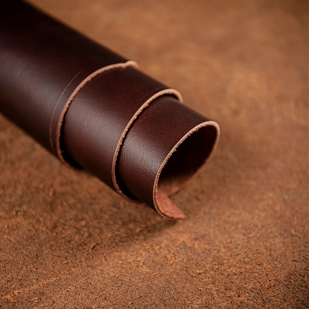 Oil Wax Full Grain Genuine Leather Google Case - DealJustDeal