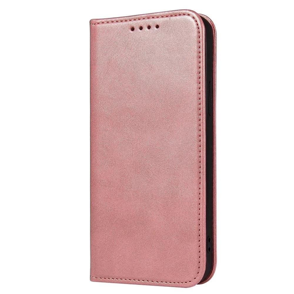 Shockproof Stand holder Magnetic Leather iPhone Case - DealJustDeal