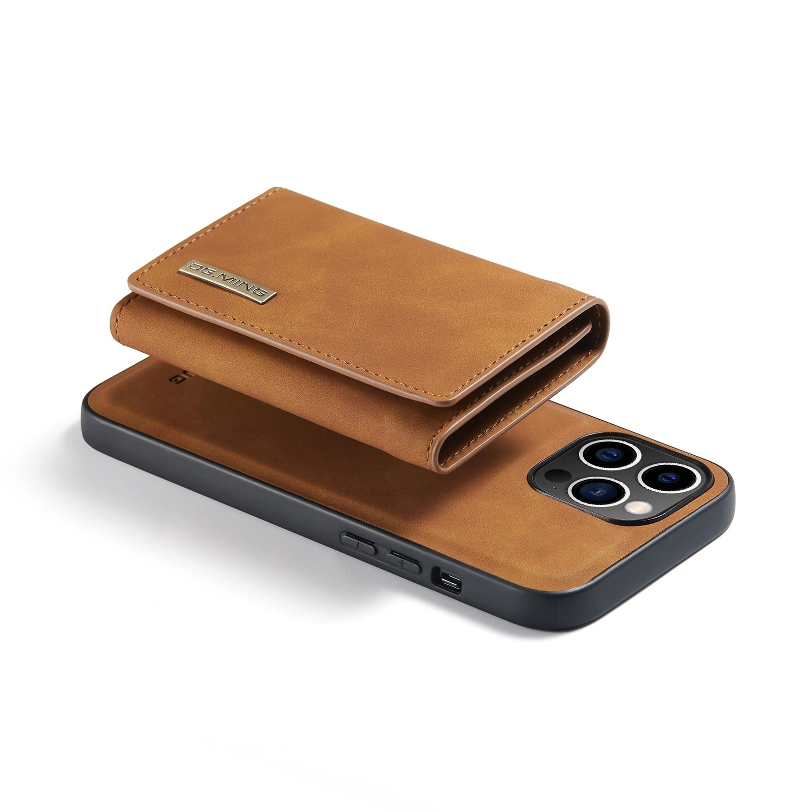 Magnetic Card Holder Leather iPhone Case - DealJustDeal