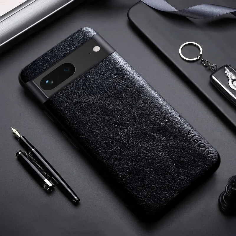 solid color design PU leather Google Case - DealJustDeal