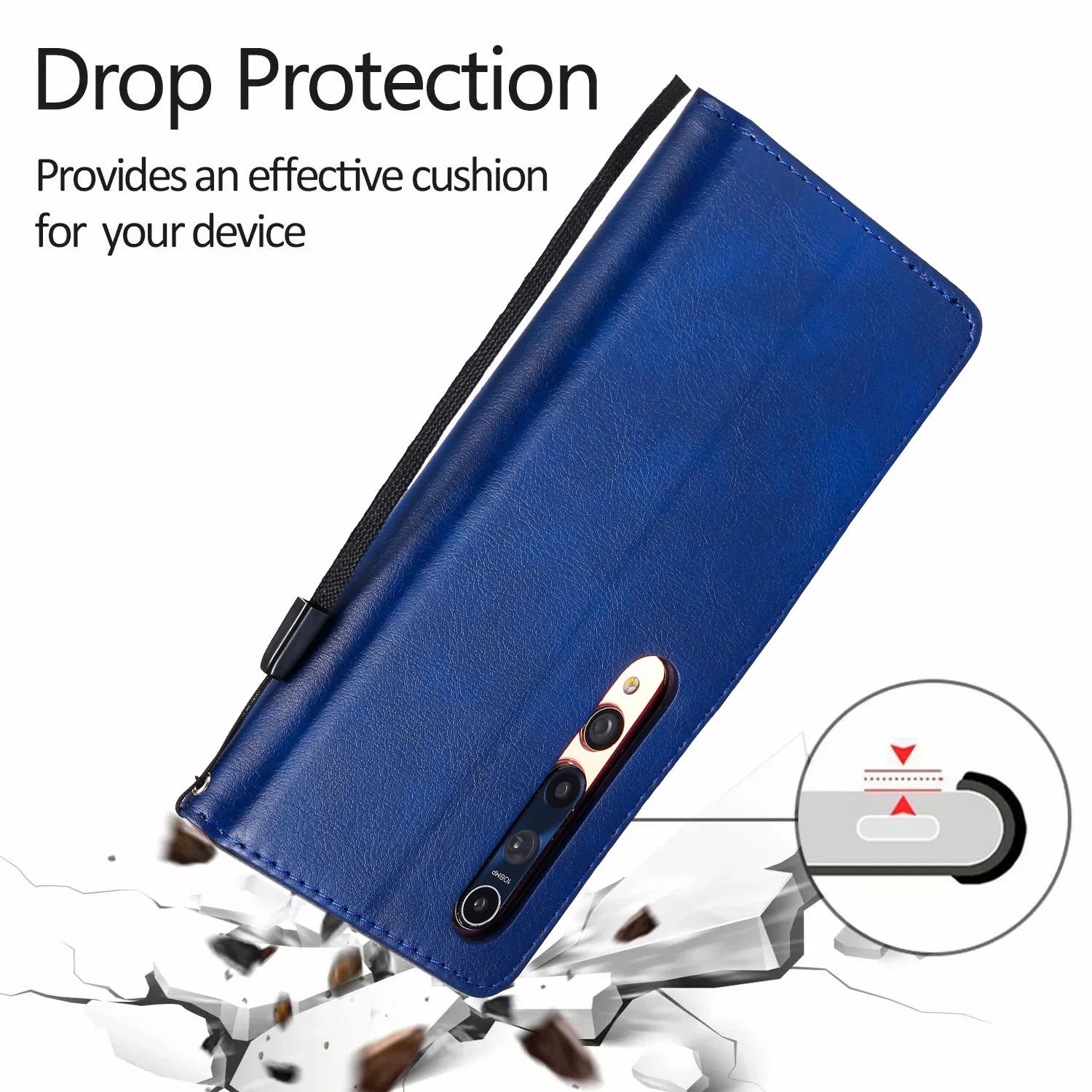 Card Slots Wallet Holder Stand Leather iPhone Case - DealJustDeal